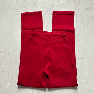 Vintage Red Red Ropers 23 inch/24 inch waist