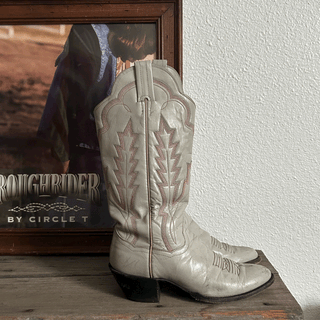 Vintage Dolly Parton Pink Cowboy Boots, Women's 6.5