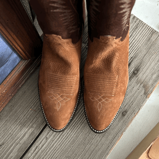 Vintage J Chisholm Deadstock Cowboy Boots, Men's 8.5, Women's 10