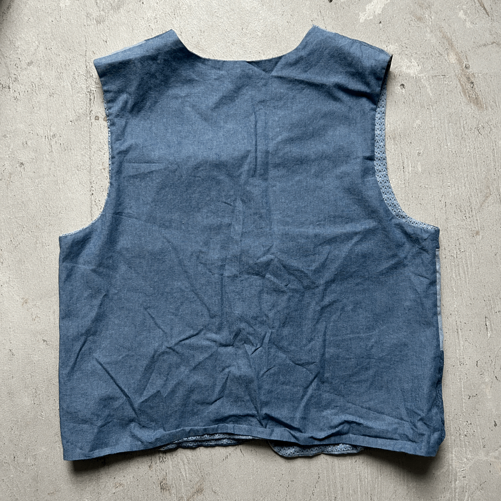Homemade Patchwork Vest - Large