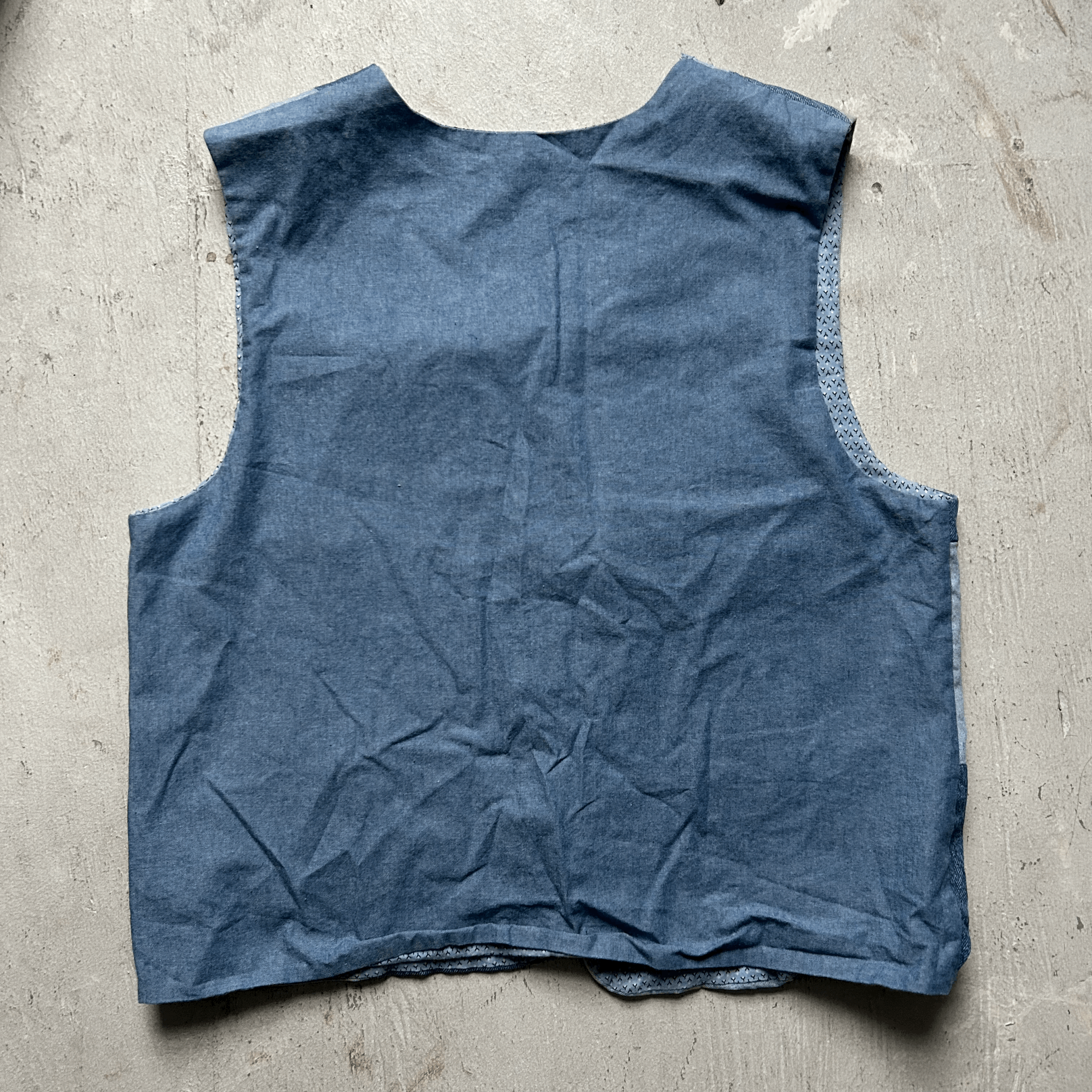 Homemade Patchwork Vest - Large