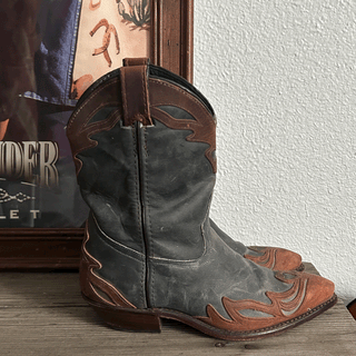 Vintage Code West Heart Cowboy Boots, Women's 5