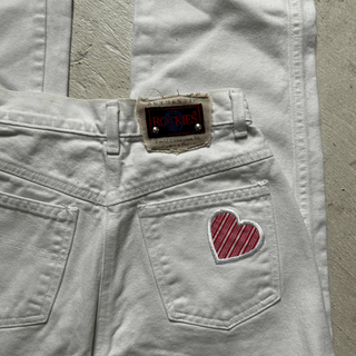 Vintage Heart Patch Rockies 25 inch waist