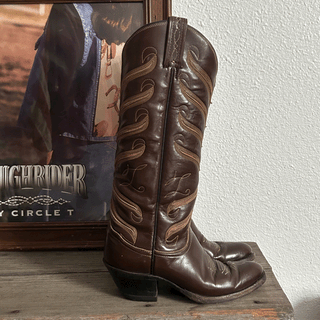 Vintage Tony Lama Cowboy Boots, Women's 5