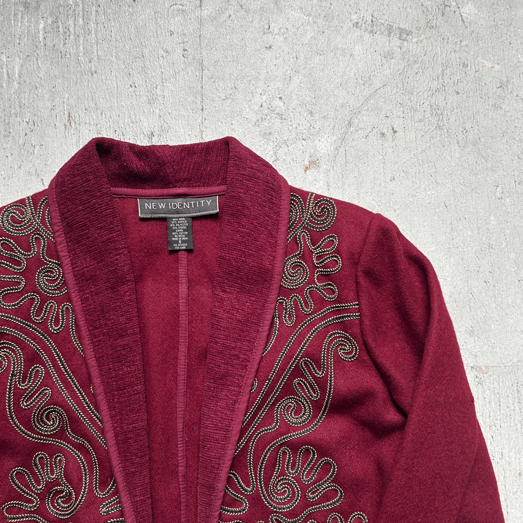 Cropped Red Cowgirl Jacket - Small