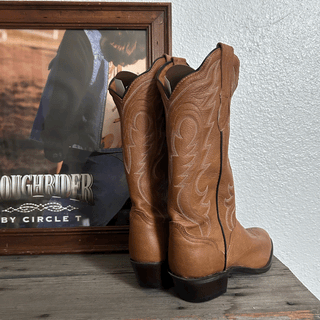 J Chisolm Vintage Deadstock Cowboy Boots, Men's 8.5 /Women's 10