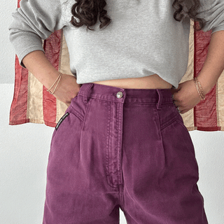 Vintage Purple Rockies 27 inch waist