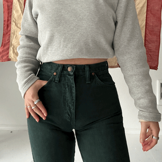 Forest Green Vintage Wranglers for Women