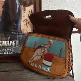80s Barrel Racer Leather Bag