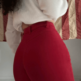 Vintage Red Red Ropers 23 inch/24 inch waist