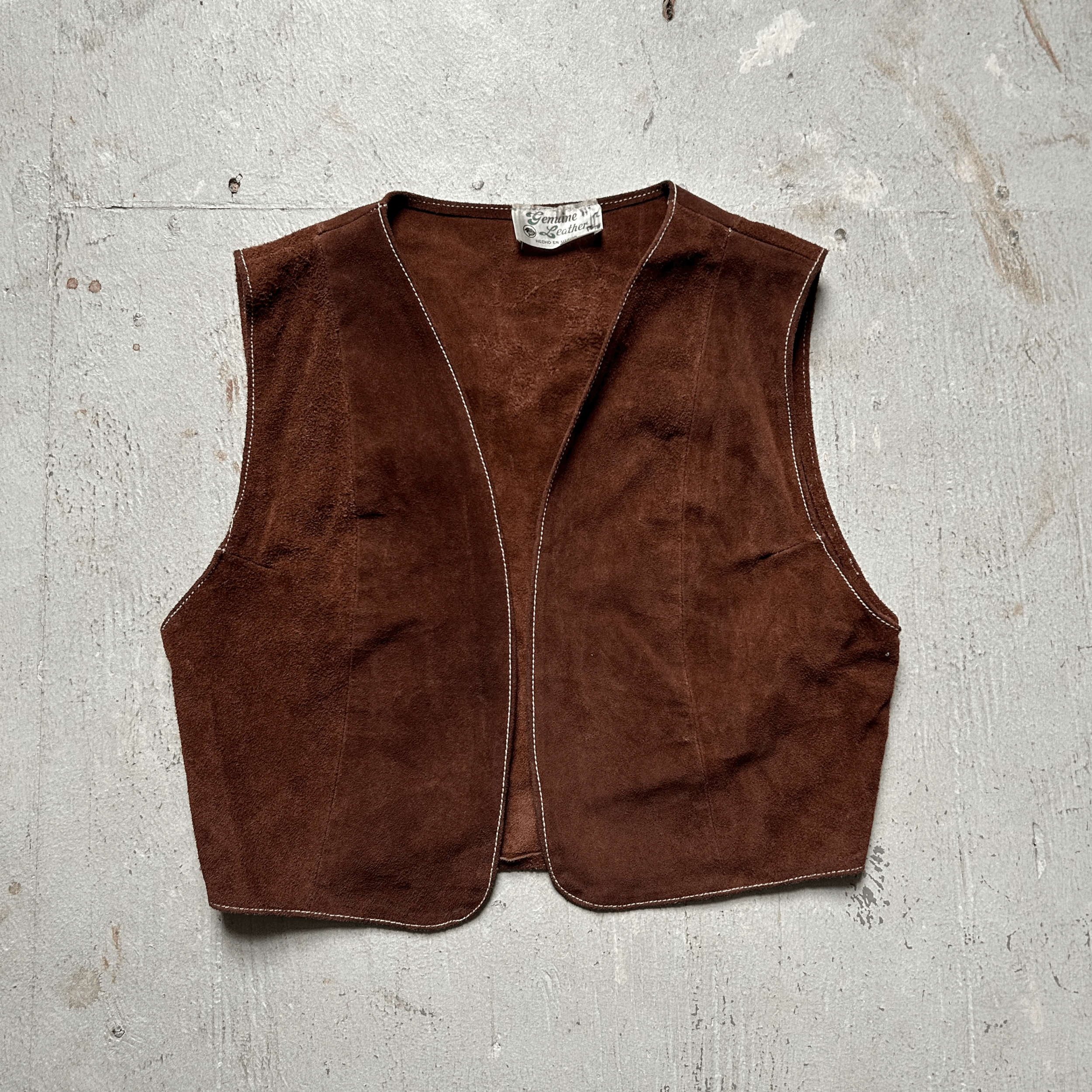 Leather Vest - XS
