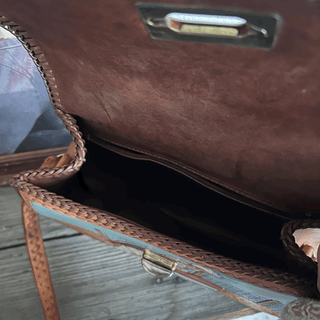 80s Barrel Racer Leather Bag
