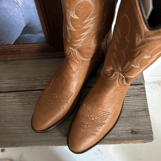 J Chisolm Vintage Deadstock Cowboy Boots, Men's 8.5 /Women's 10