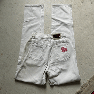Vintage Heart Patch Rockies 25 inch waist