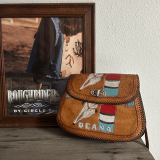 80s Barrel Racer Leather Bag