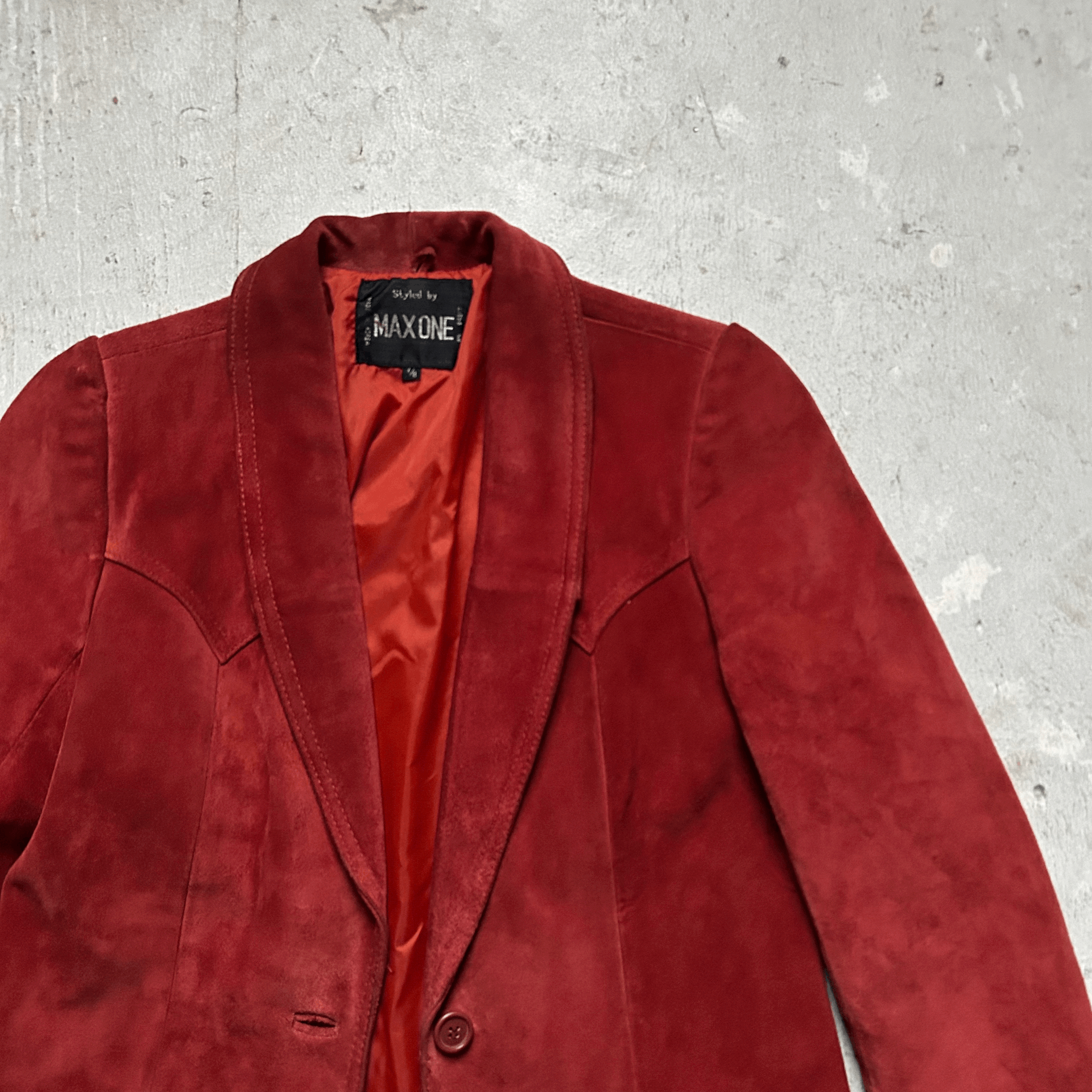 80s Suede Western Cowgirl Jacket - Small