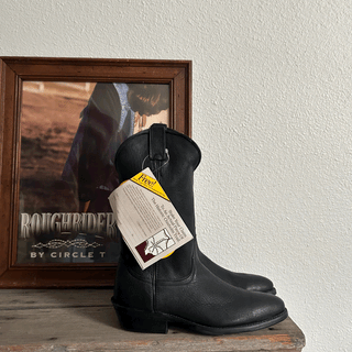Vintage J Chisholm Elk Cowboy Boots, Women's 10/Men's 8.5