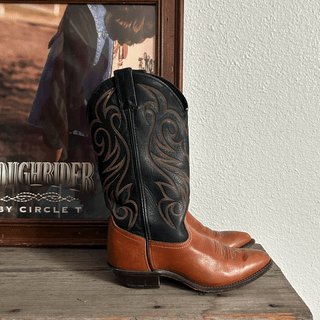Vintage Code West Cowboy Boots, Women's 6