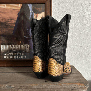 Vintage Exotic Code West Cowboy Boots, Women's 6