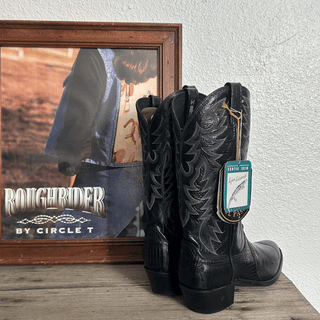 Dan Post Vintage Lizard Cowboy Boots, Men's 9 / Women’s 10.5