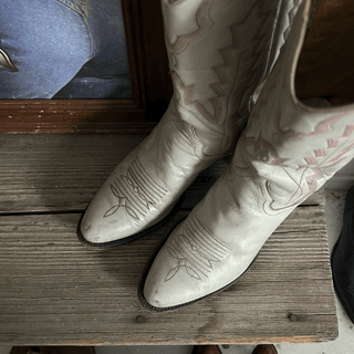 Vintage Dolly Parton Pink Cowboy Boots, Women's 6.5
