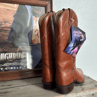 Vintage J Chisholm Cowboy Boots, Men's 10
