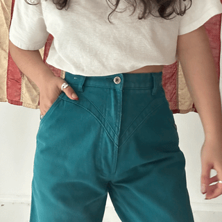 Vintage Turquoise Blazé Jeans 26 inch waist for Women